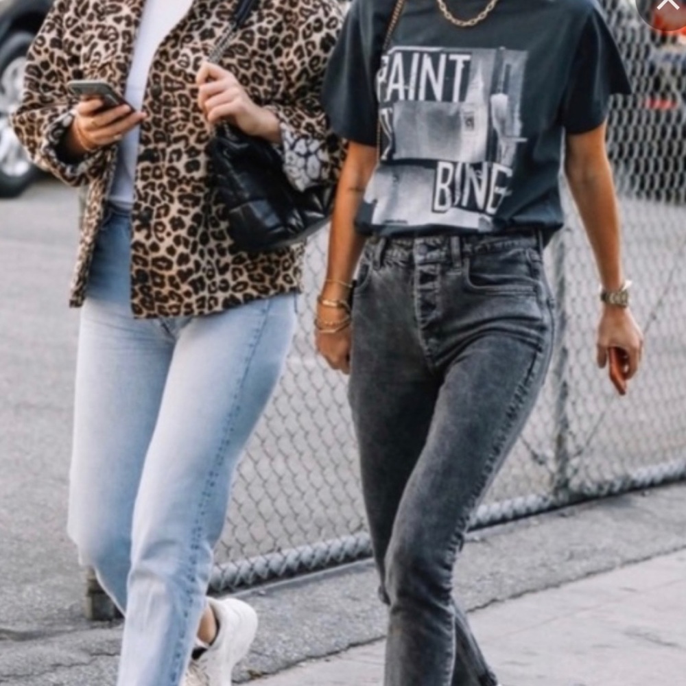 Anine Bing Frida Charcoal Jeans